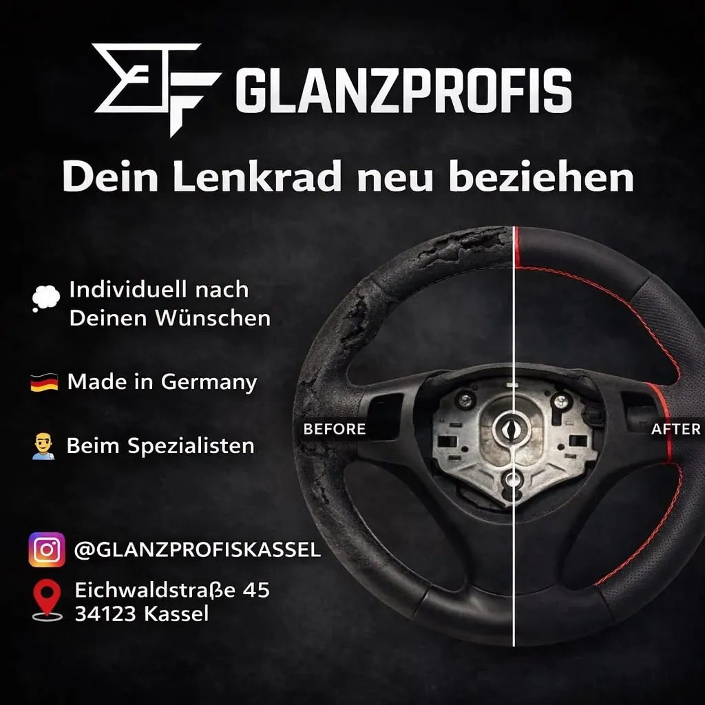 Glanzprofis Kassel – Informationen zum individuellen Lenkradbezug